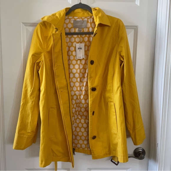 Banana Republic Jackets & Coats Banana Republic Yellow Trench Coat